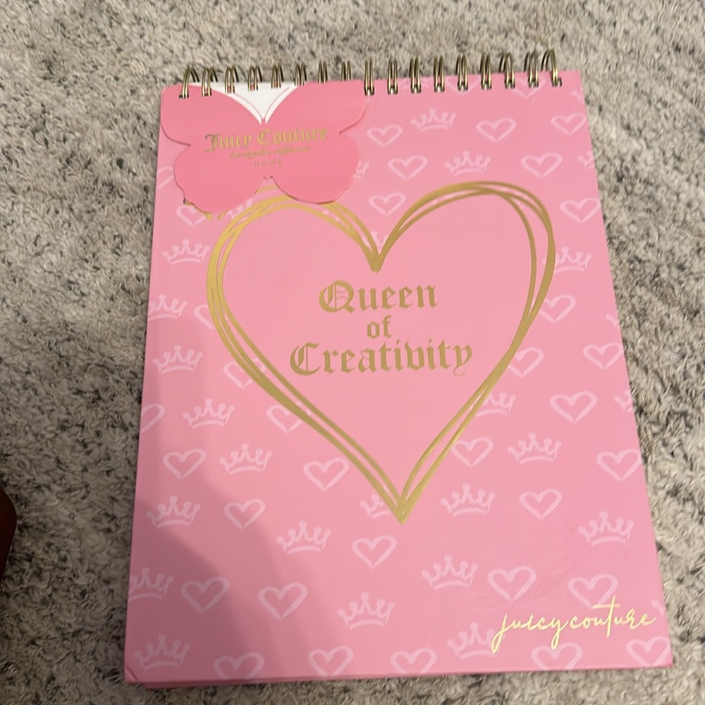 NWOT Juicy Couture spiral notebook